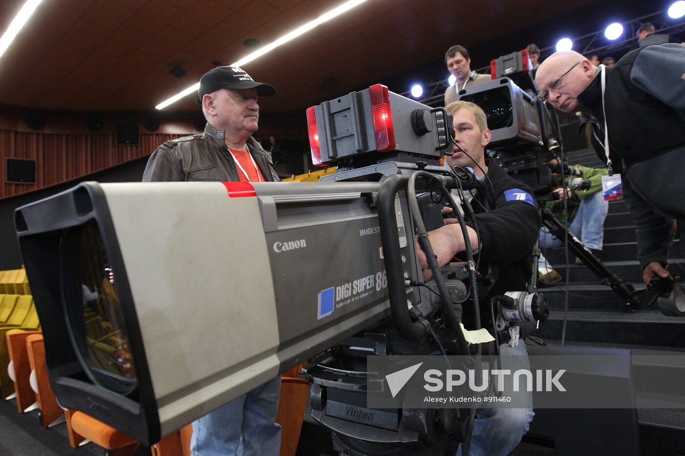 Preparations for President Dmitry Medvedev’s news conference