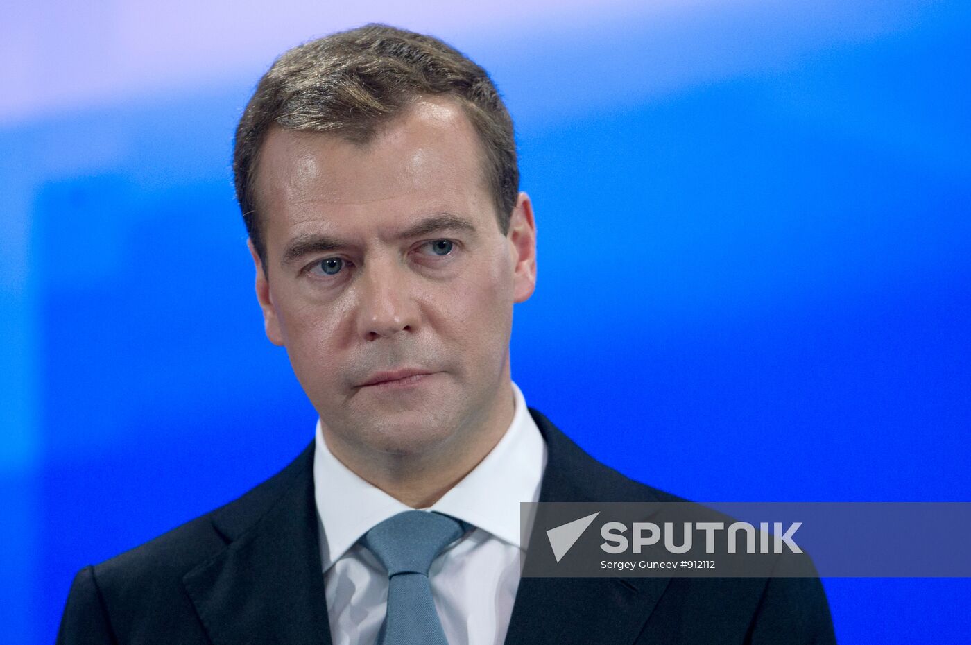 Dmitry Medvedev gives news conference at Skolkovo