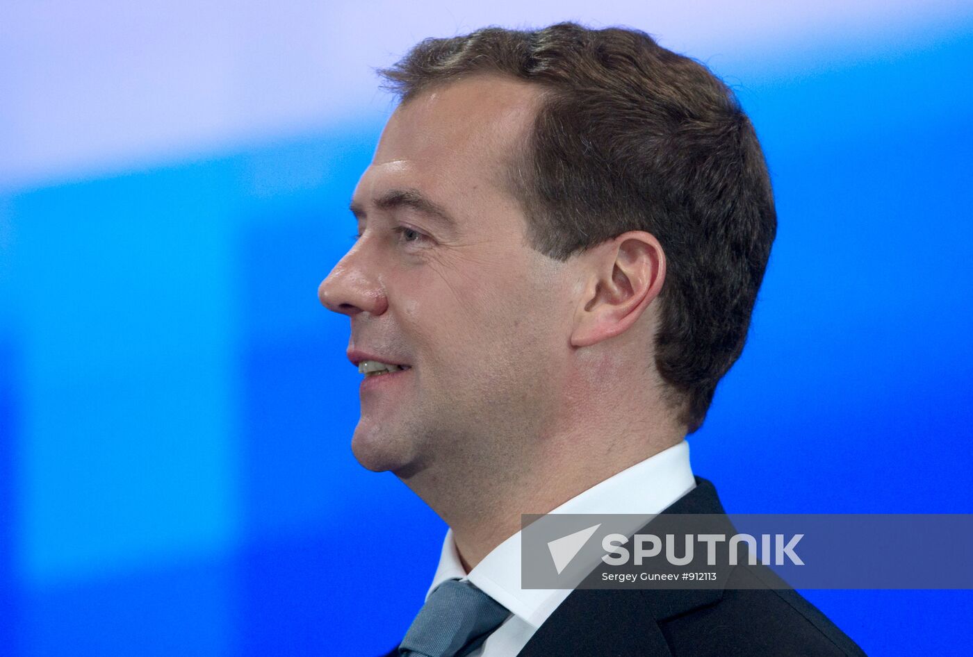 Dmitry Medvedev gives news conference at Skolkovo