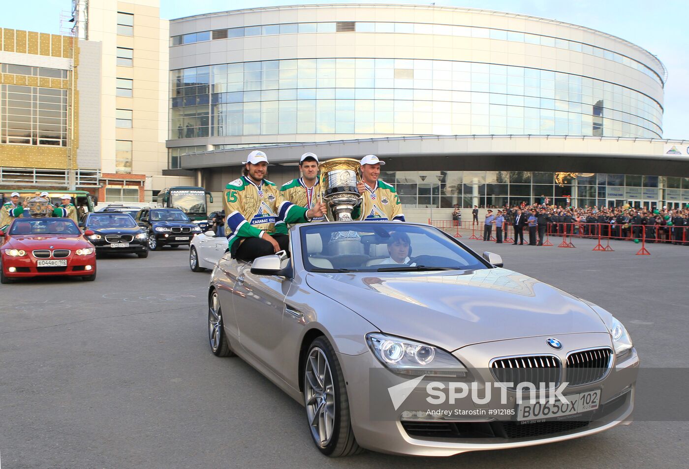 Alexander Svitov, Alexander Radulov and Viktor Kozlov