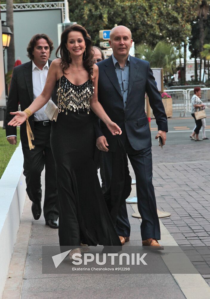 Olga Kabo with her husband, Nikolai