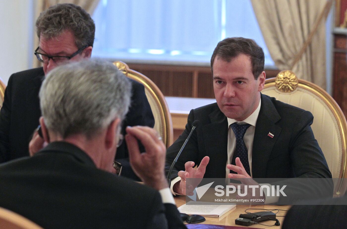 Dmitry Medvedev meets with Heinz Fischer