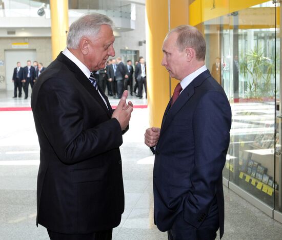 Vladimir Putin visits Minsk