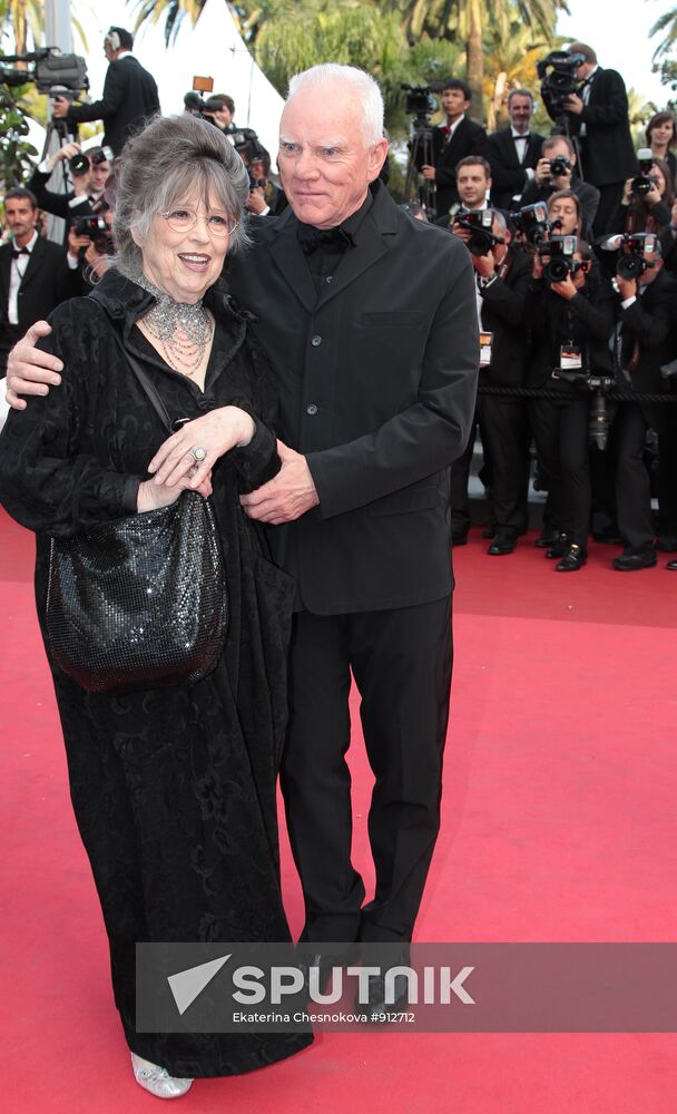 Malcolm McDowell and Christiane Kubrick