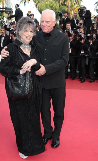 Malcolm McDowell and Christiane Kubrick