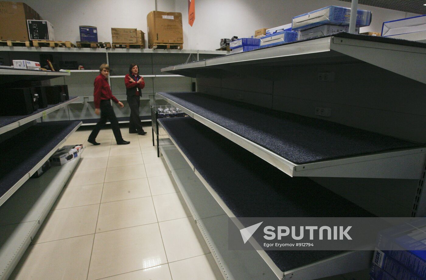 Household appliances shop in Minsk