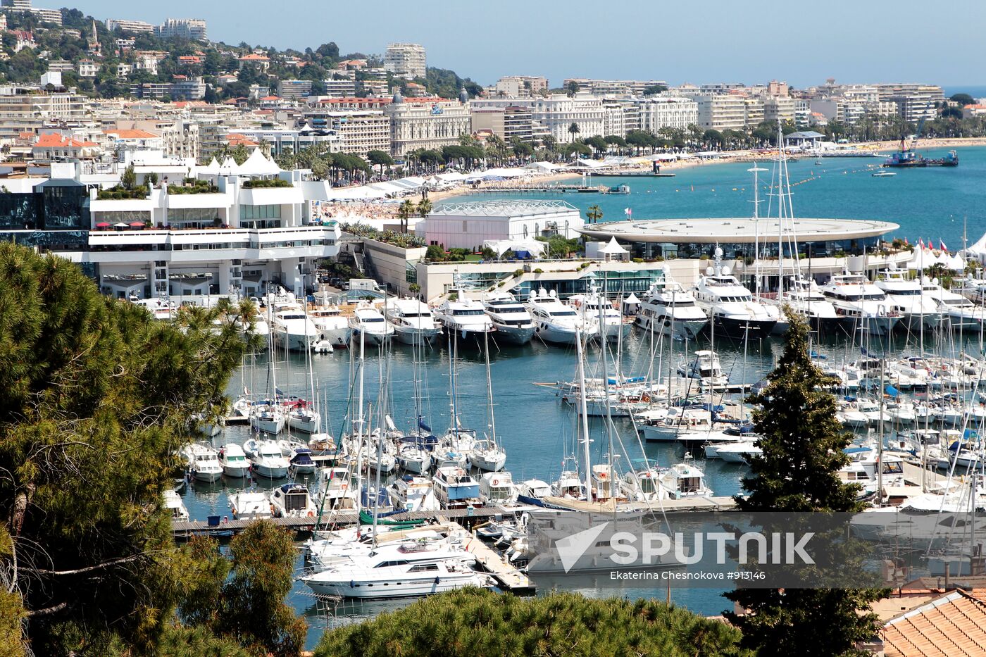 View of Cannes waterfront