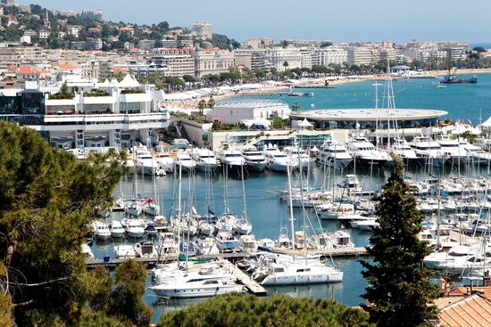 View of Cannes waterfront