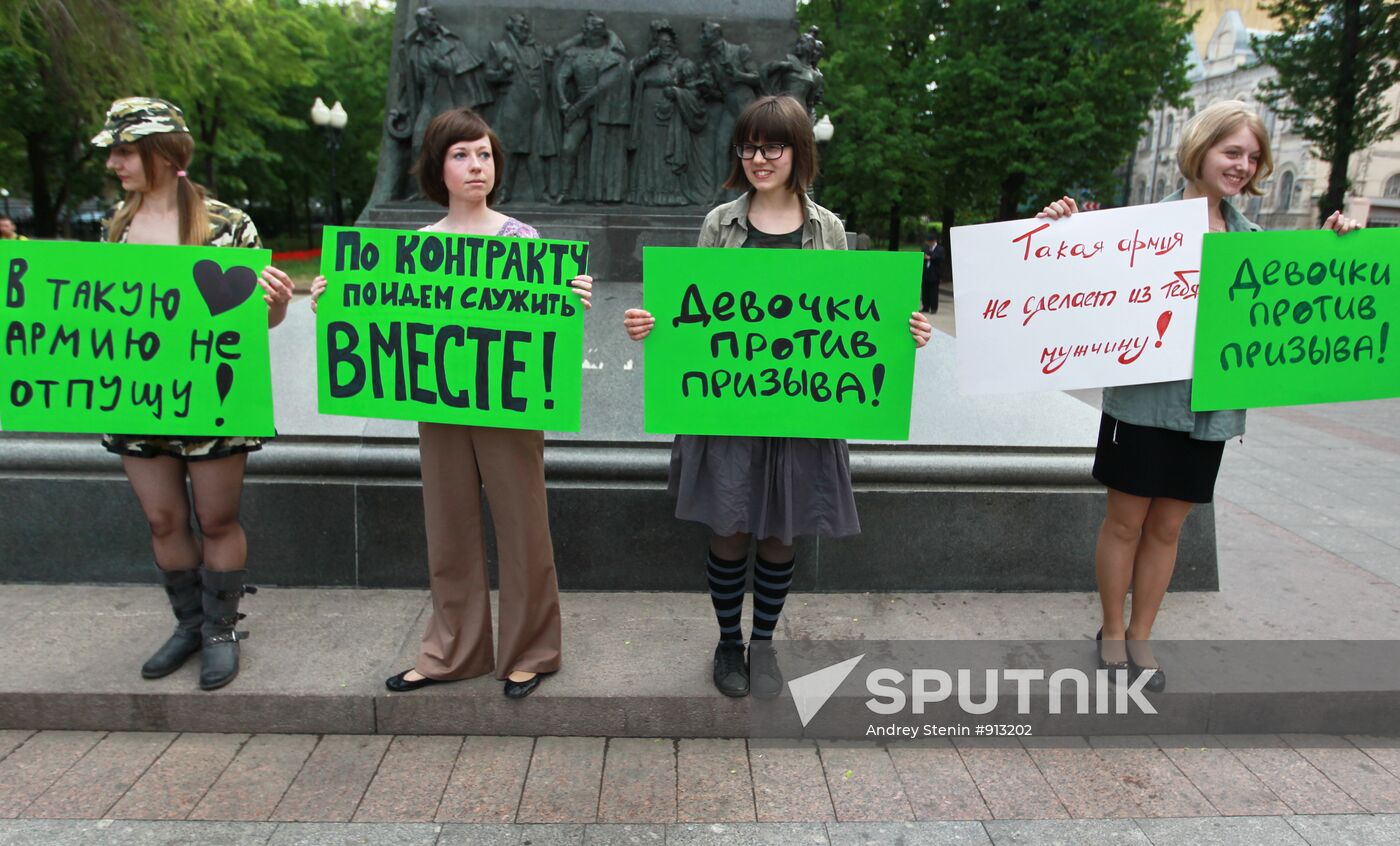 Action "We are not against army - we oppose conscript army"