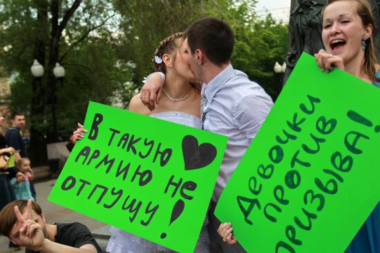 Action "We are not against army - we oppose conscript army"