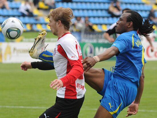 Football. Premier League match Rostov - Amkar