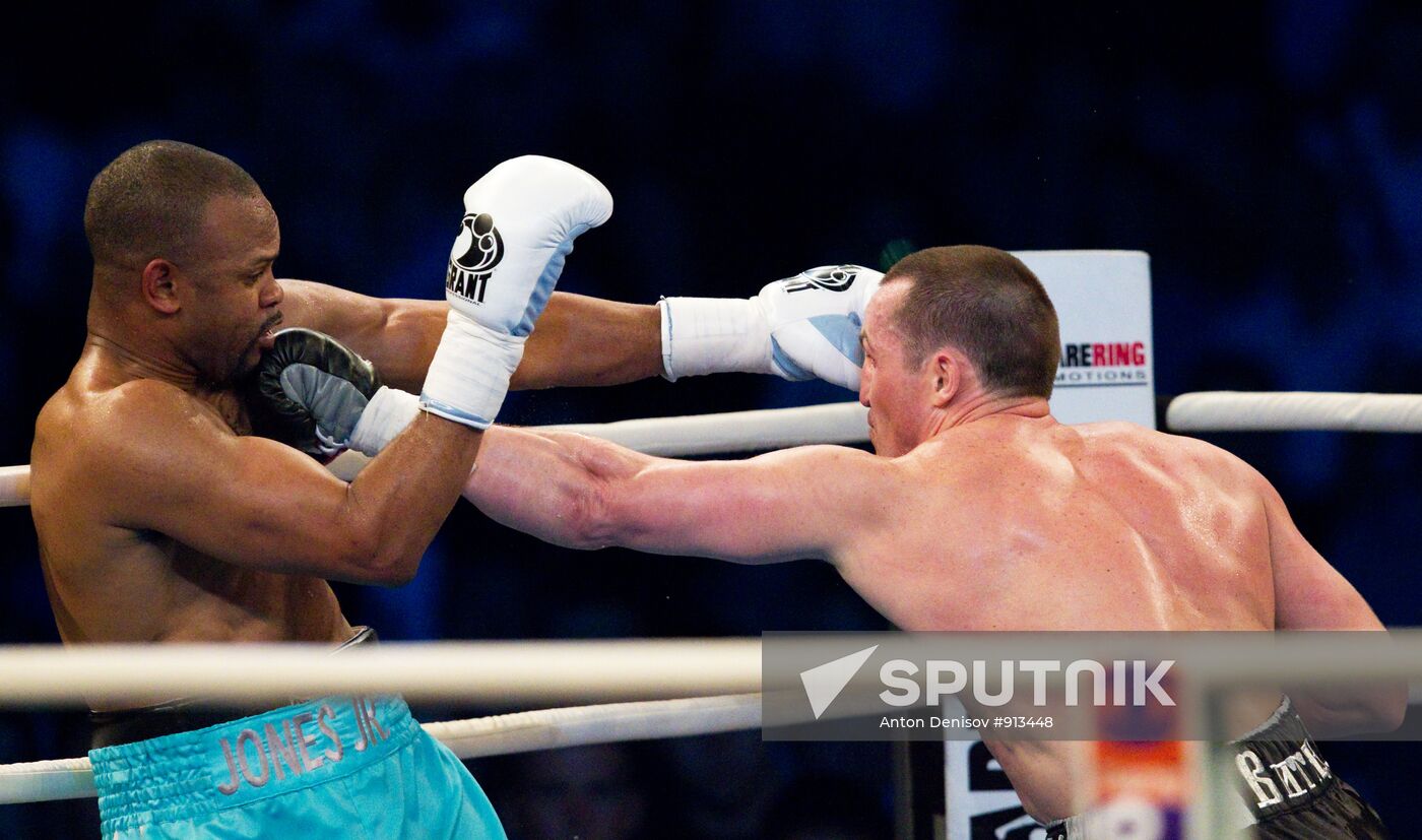 Boxing. Bout between Denis Lebedev - Roy Jones Jr.
