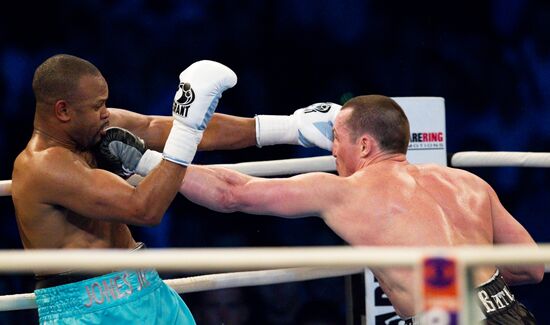 Boxing. Bout between Denis Lebedev - Roy Jones Jr.