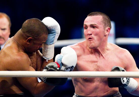 Boxing. Bout between Denis Lebedev - Roy Jones Jr.
