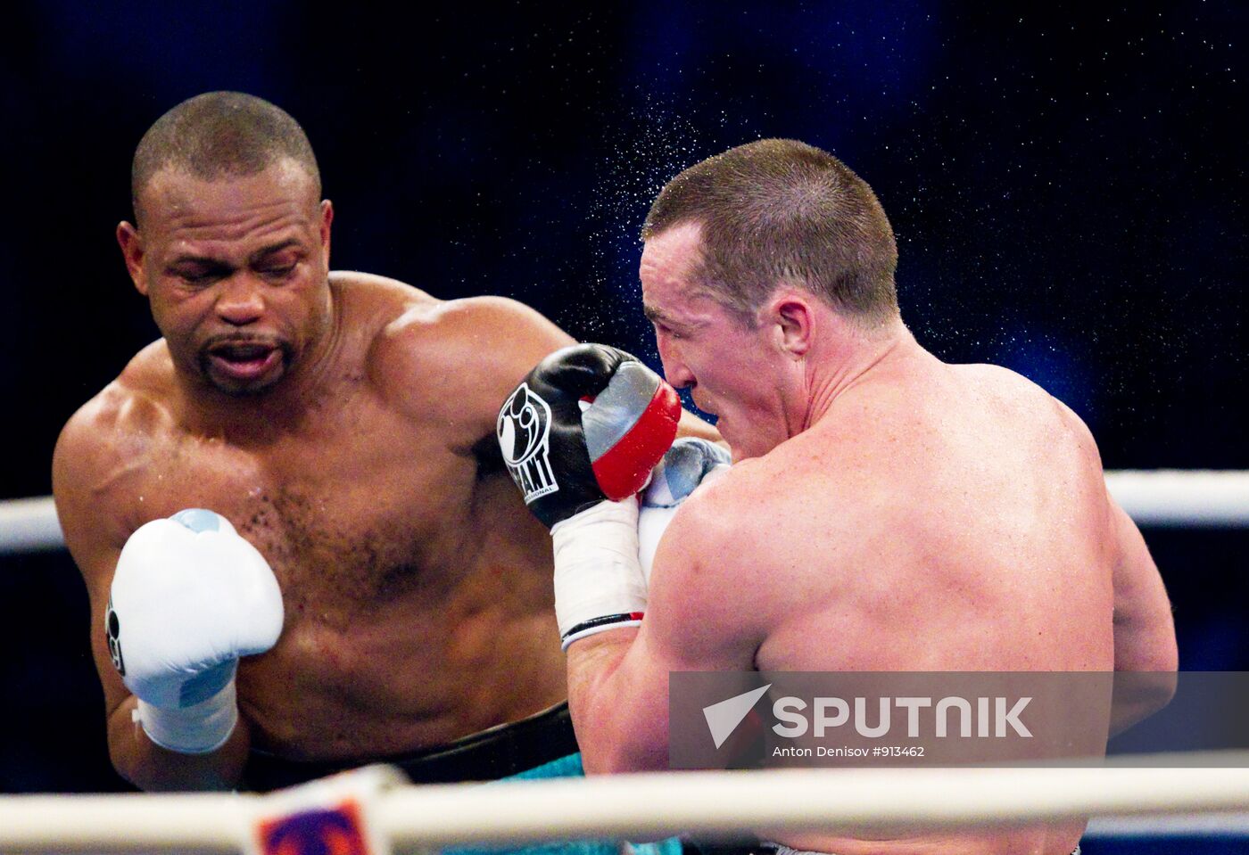 Boxing. Bout between Denis Lebedev - Roy Jones Jr.