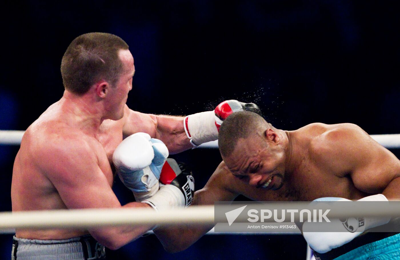 Boxing. Bout between Denis Lebedev - Roy Jones Jr.