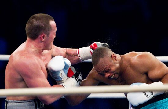 Boxing. Bout between Denis Lebedev - Roy Jones Jr.