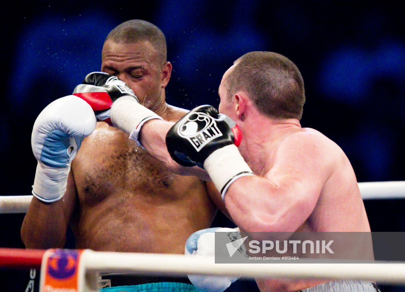 Boxing. Bout between Denis Lebedev - Roy Jones Jr.