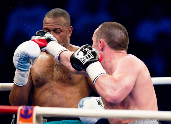 Boxing. Bout between Denis Lebedev - Roy Jones Jr.