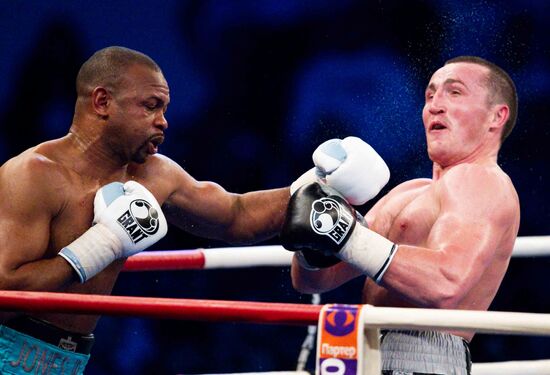 Boxing. Bout between Denis Lebedev - Roy Jones Jr.