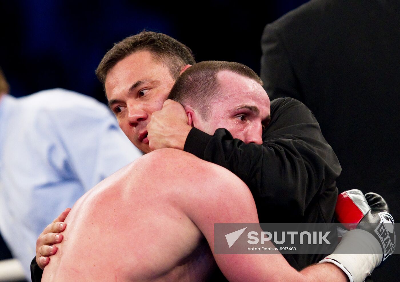 Boxing. Bout between Denis Lebedev (Russia) and Roy Jones