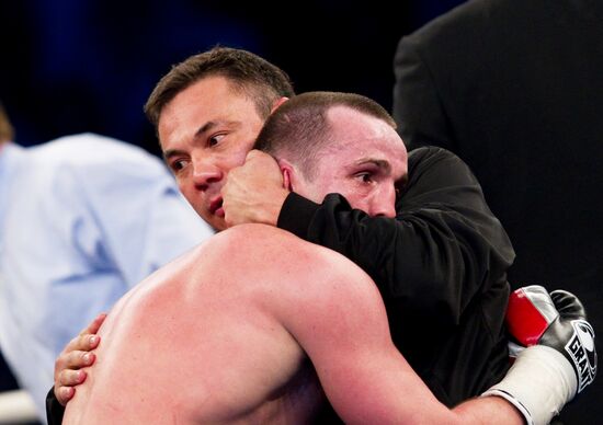 Boxing. Bout between Denis Lebedev (Russia) and Roy Jones