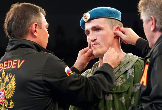 Boxing. Bout between Denis Lebedev and Roy Jones