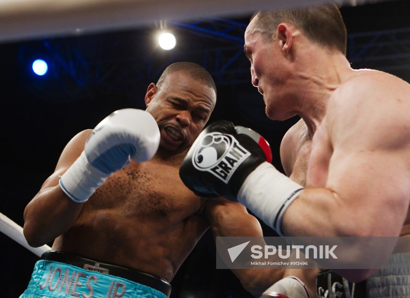 Boxing. Bout between Denis Lebedev - Roy Jones Jr.