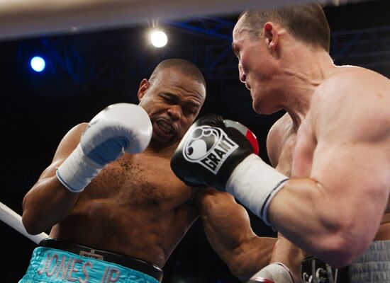 Boxing. Bout between Denis Lebedev - Roy Jones Jr.