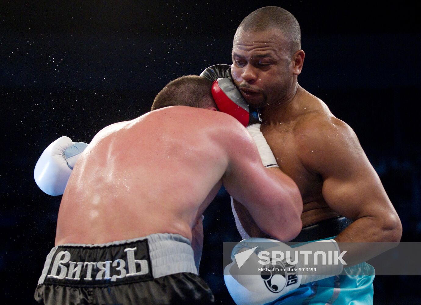 Boxing. Bout between Denis Lebedev - Roy Jones Jr.