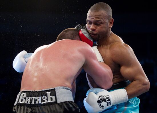 Boxing. Bout between Denis Lebedev - Roy Jones Jr.