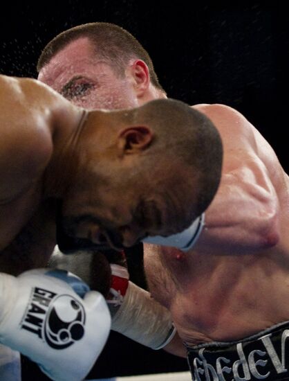 Boxing. Bout between Denis Lebedev - Roy Jones Jr.