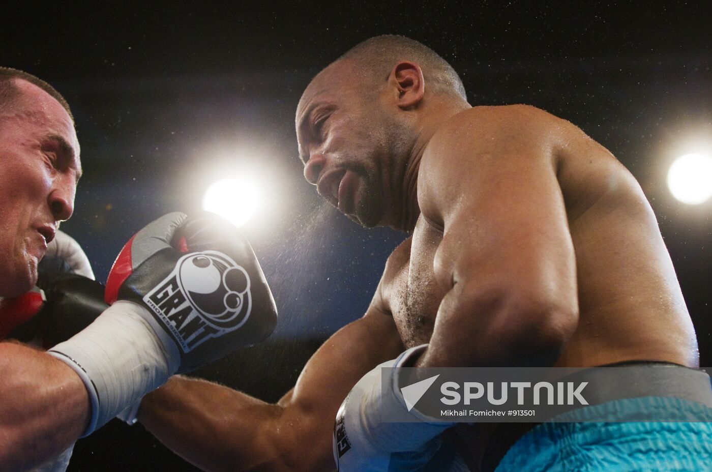 Boxing. Bout between Denis Lebedev - Roy Jones Jr.