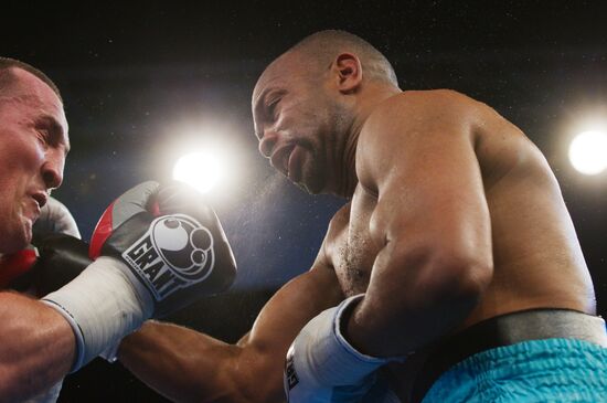 Boxing. Bout between Denis Lebedev - Roy Jones Jr.