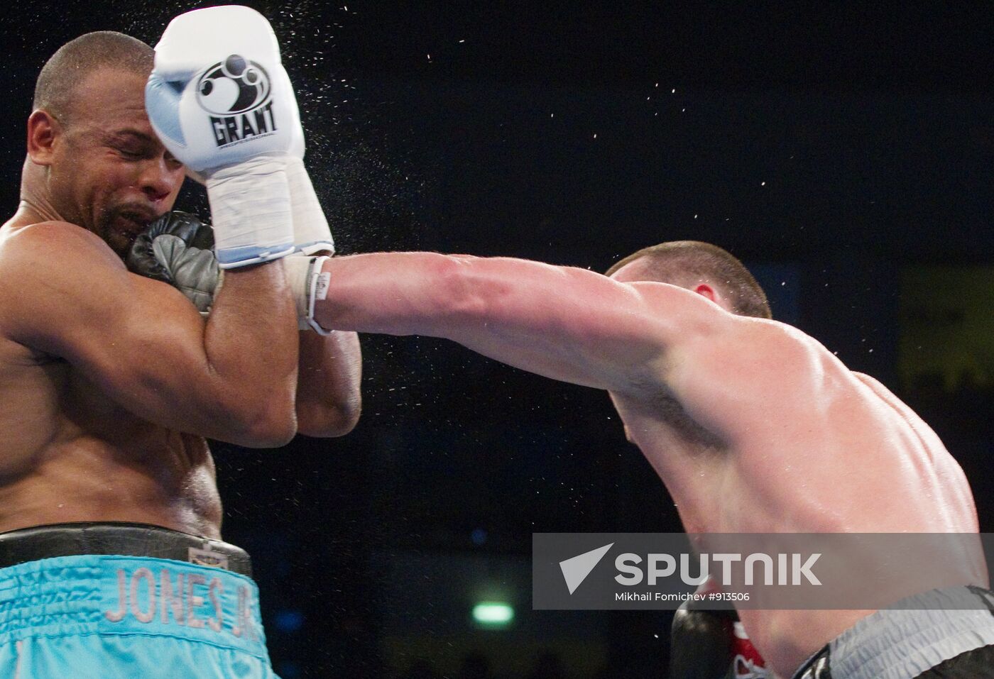 Boxing. Bout between Denis Lebedev - Roy Jones Jr.