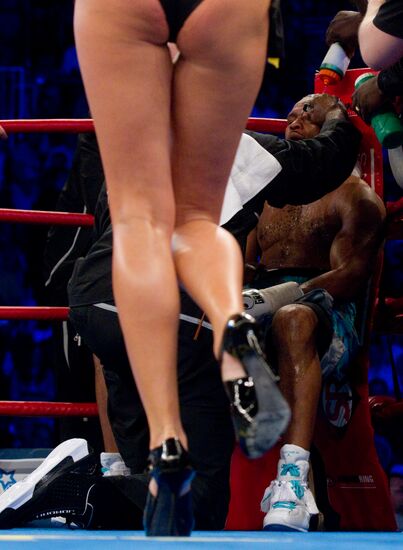 Boxing. Bout between Denis Lebedev and Roy Jones