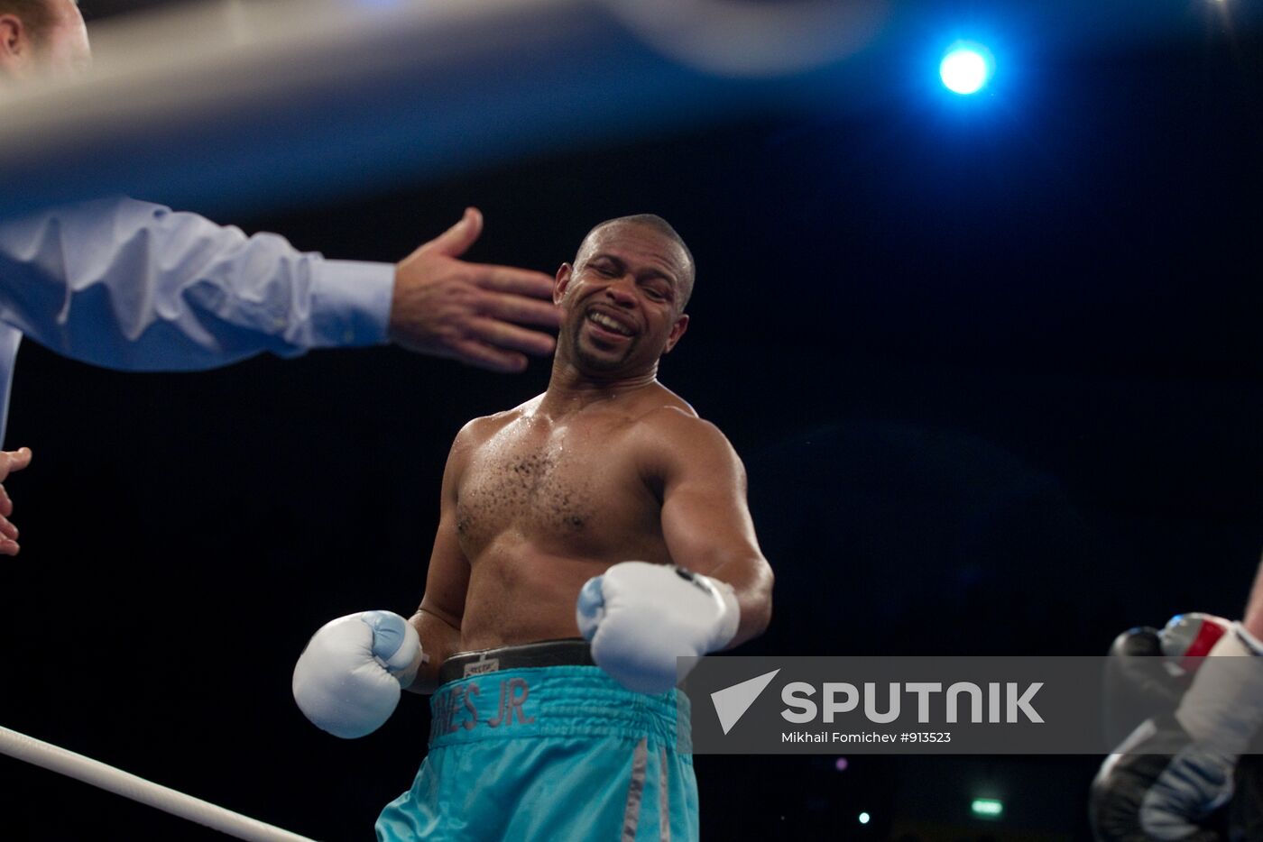 Boxing. Bout between Denis Lebedev and Roy Jones