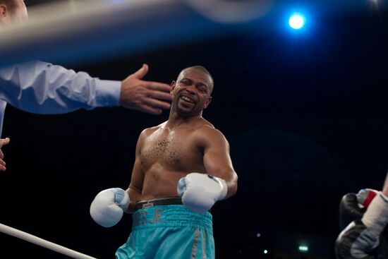 Boxing. Bout between Denis Lebedev and Roy Jones