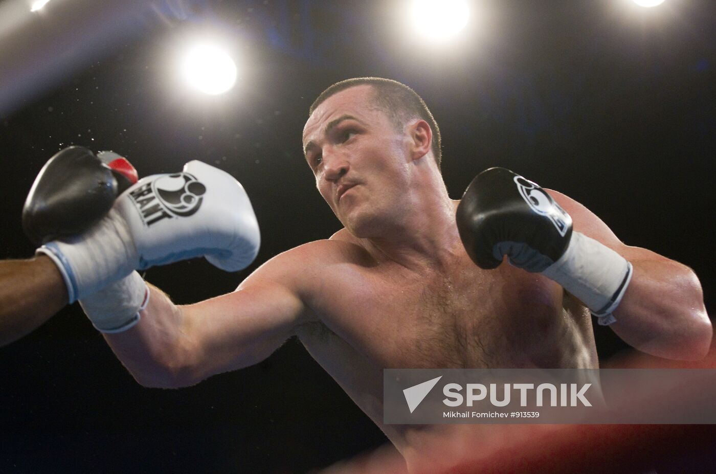 Boxing. Bout between Denis Lebedev and Roy Jones