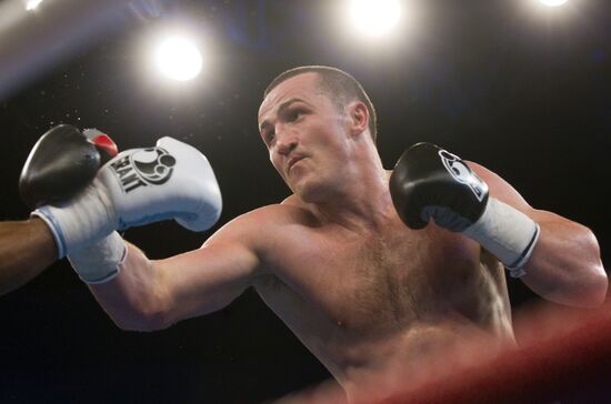 Boxing. Bout between Denis Lebedev and Roy Jones