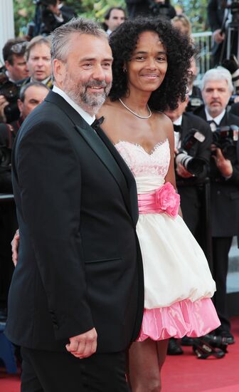 Virginia Silla and director Luc Besson
