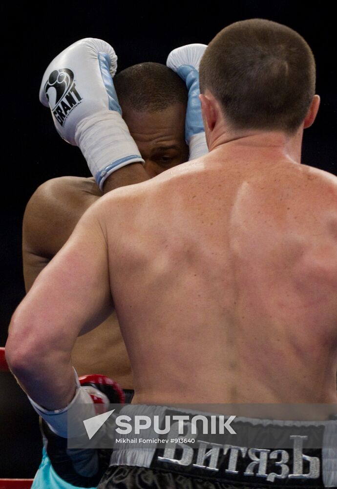 Denis Lebedev vs. Roy Jones fight