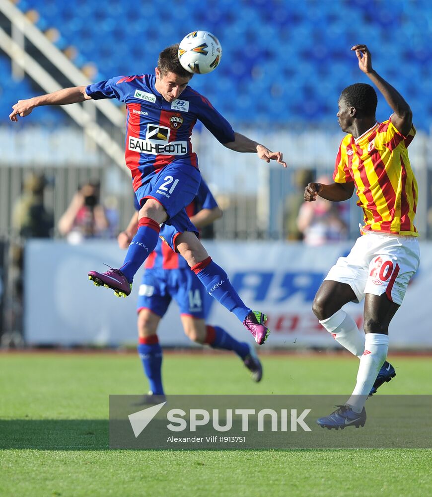 Russian Football Premier League. CSKA vs. Alania