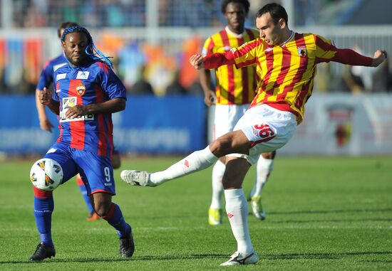 Russian Football Premier League. CSKA vs. Alania