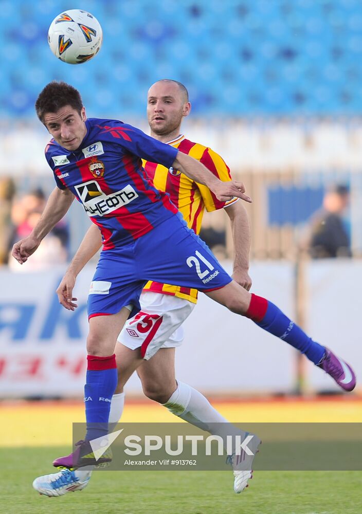 Russian Football Premier League. CSKA vs. Alania