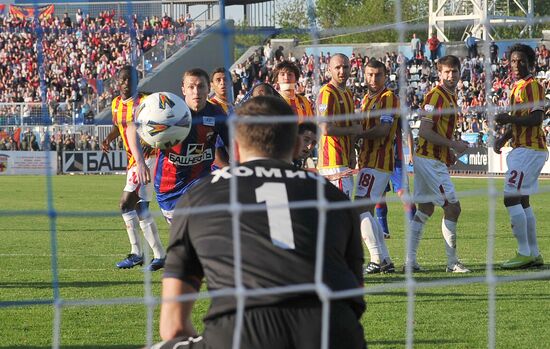 Russian Football Premier League. CSKA vs. Alania