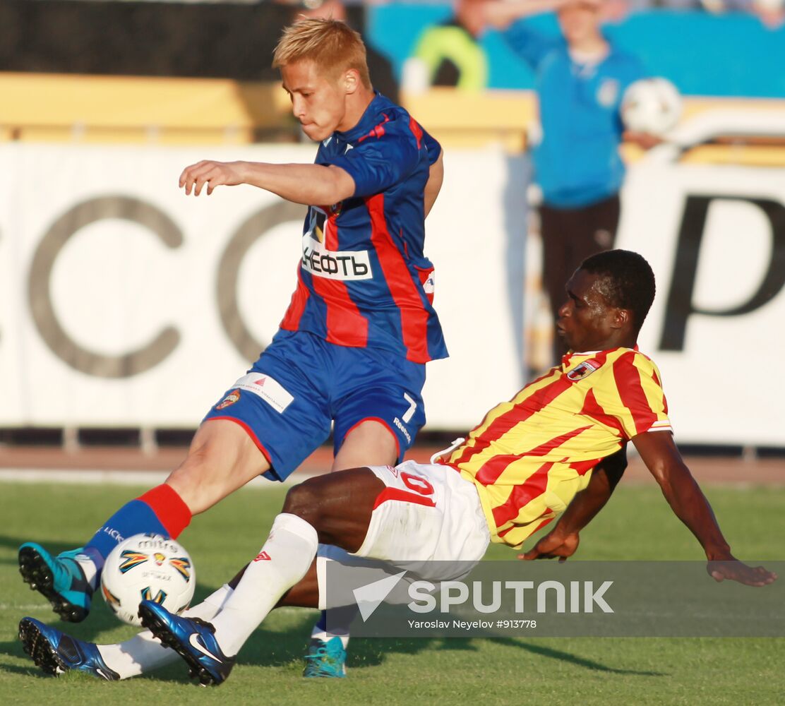 Russian Football Premier League. CSKA vs. Alania
