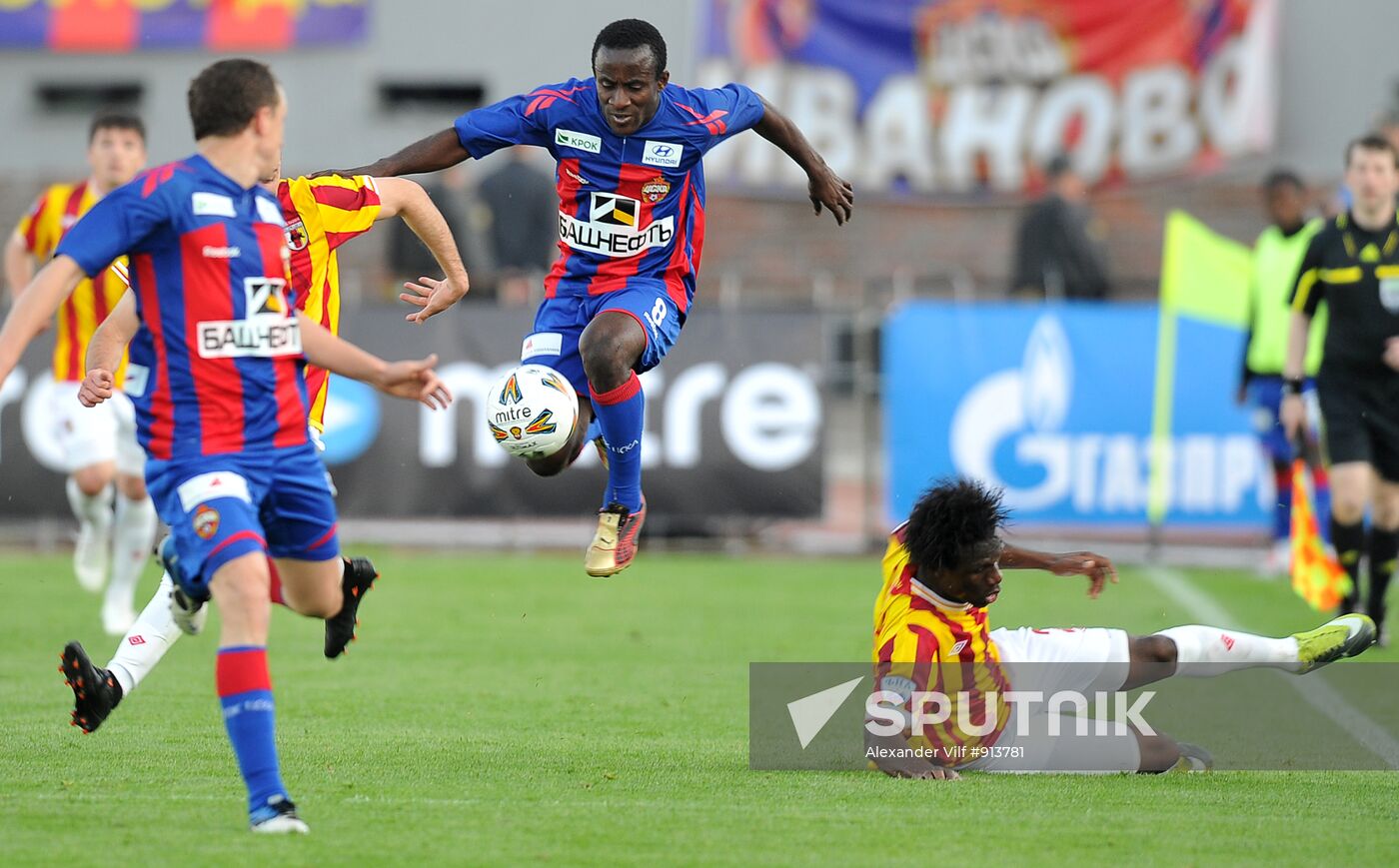 Russian Football Premier League. CSKA vs. Alania