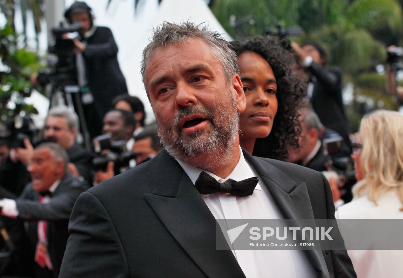 Luc Besson and Virginie Silla