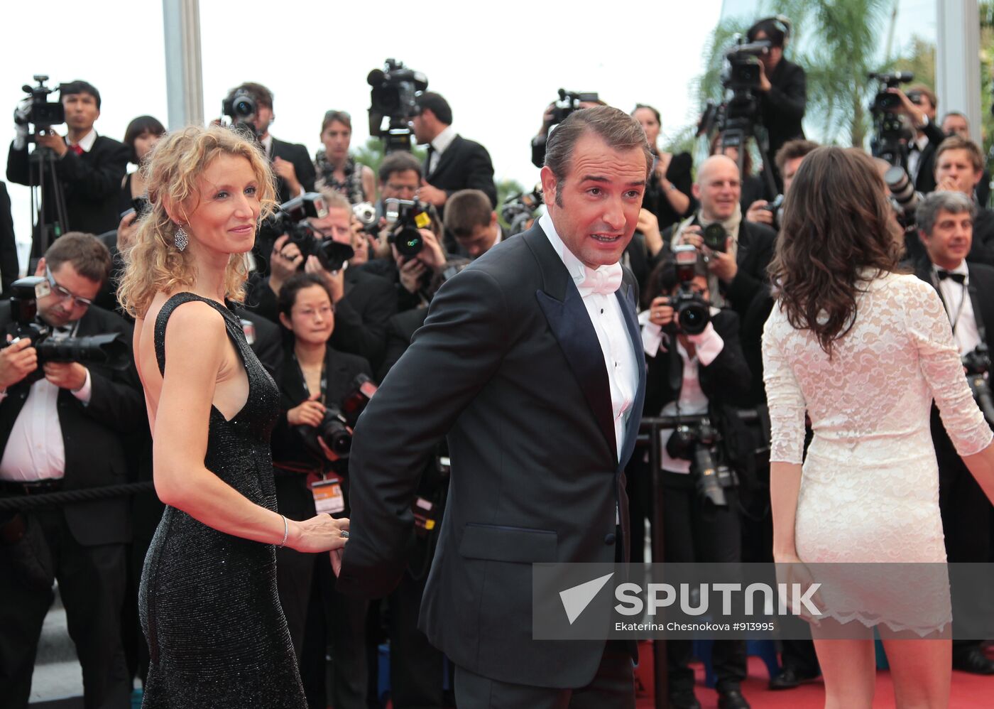 Alexandra Lamy and Jean Dujardin